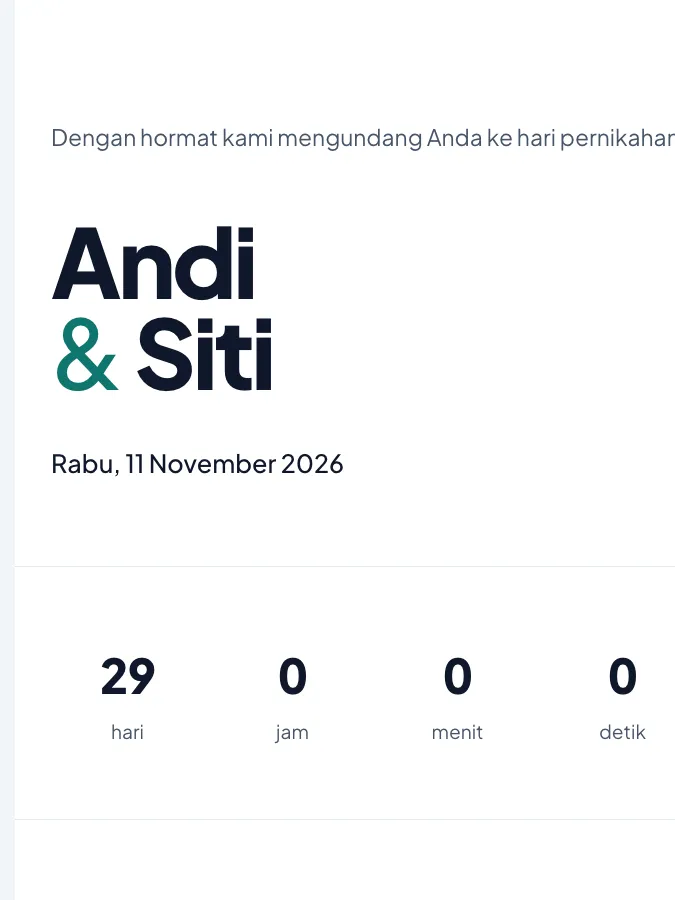 Template Sederhana